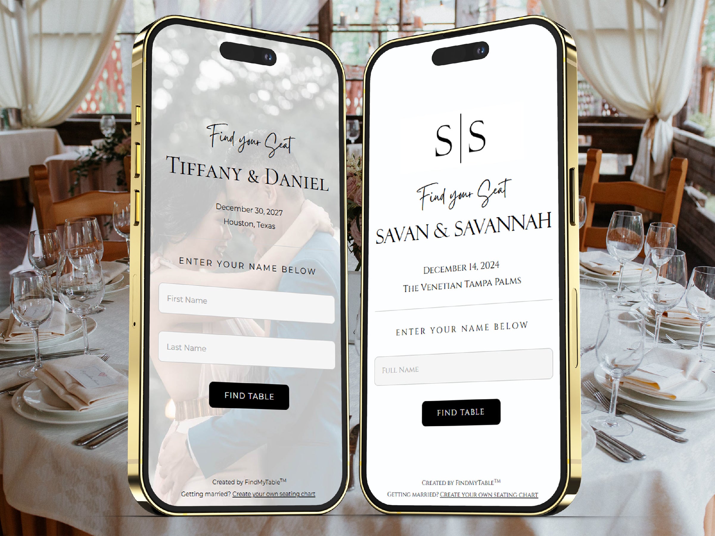 Digital Seating Chart | Scan QR Code to Find your Seat