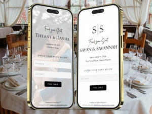 Digital Seating Chart | Scan QR Code to Find your Seat